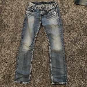 Silver jeans